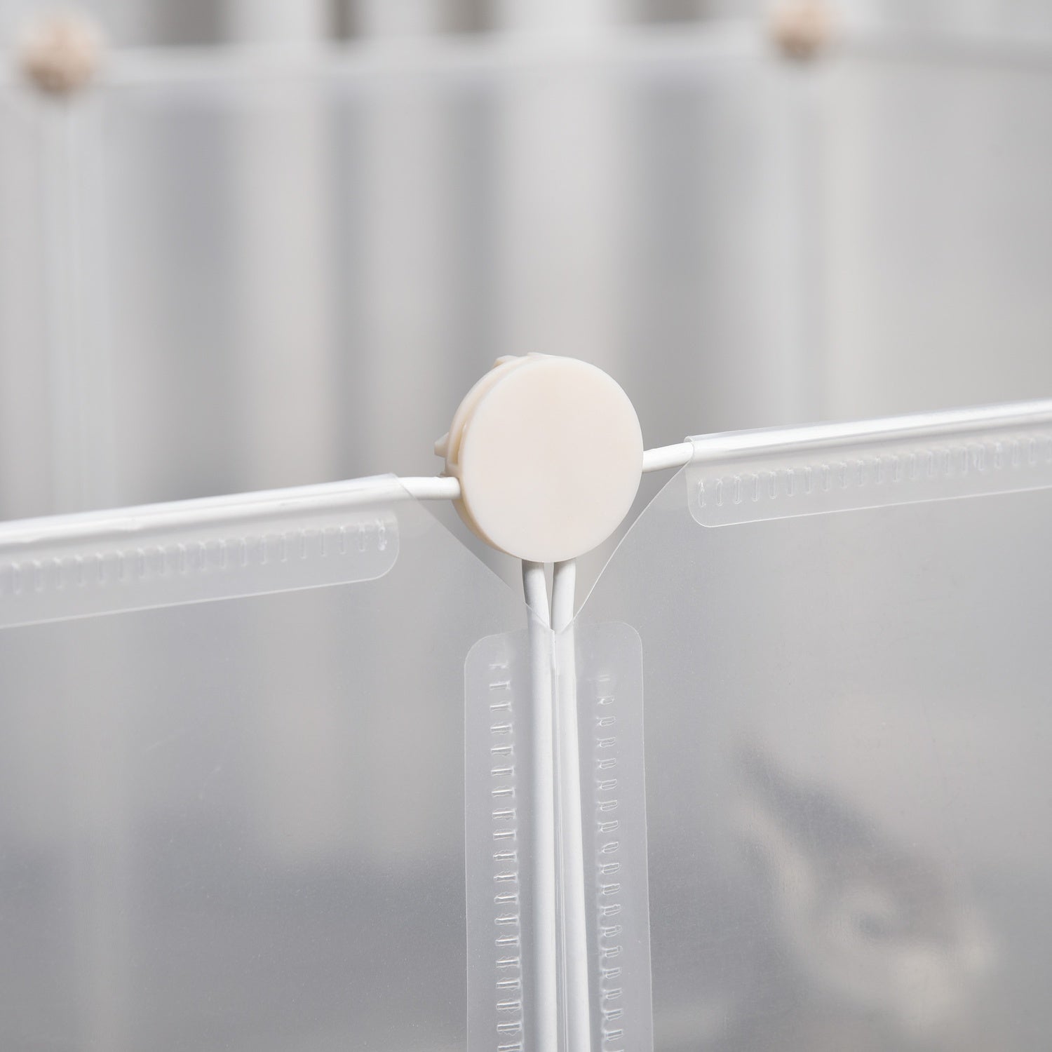 Litet husdjursnät, 12 paneler, 105x105x45 cm