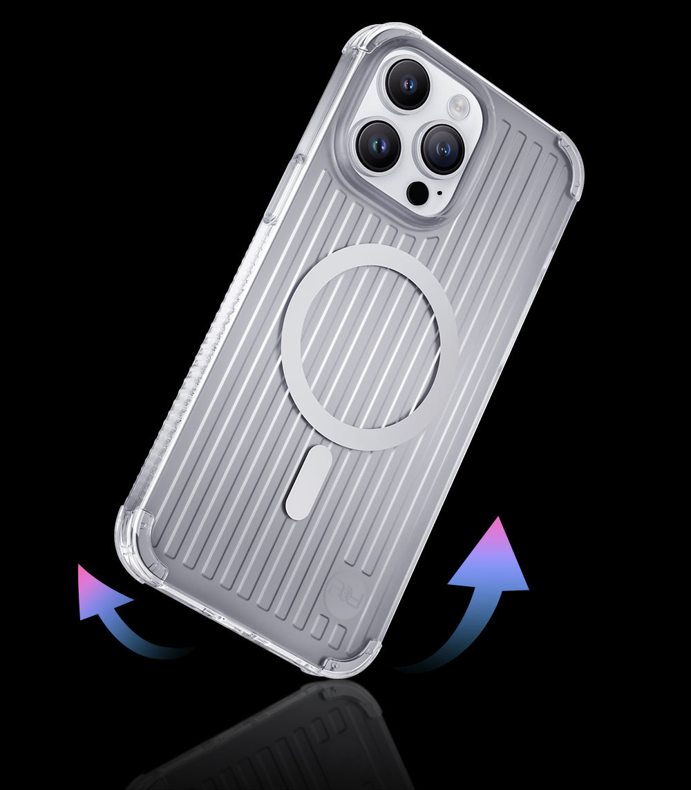 Magnetfodral för iPhone 14 Pro MagSafe PQY Go Out Series svart