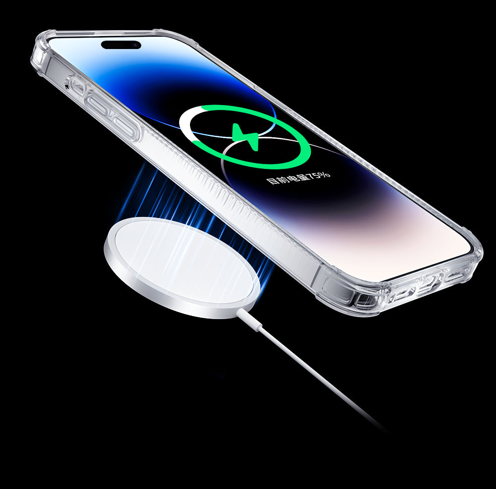 Magnetfodral för iPhone 14 Pro MagSafe PQY Go Out Series svart