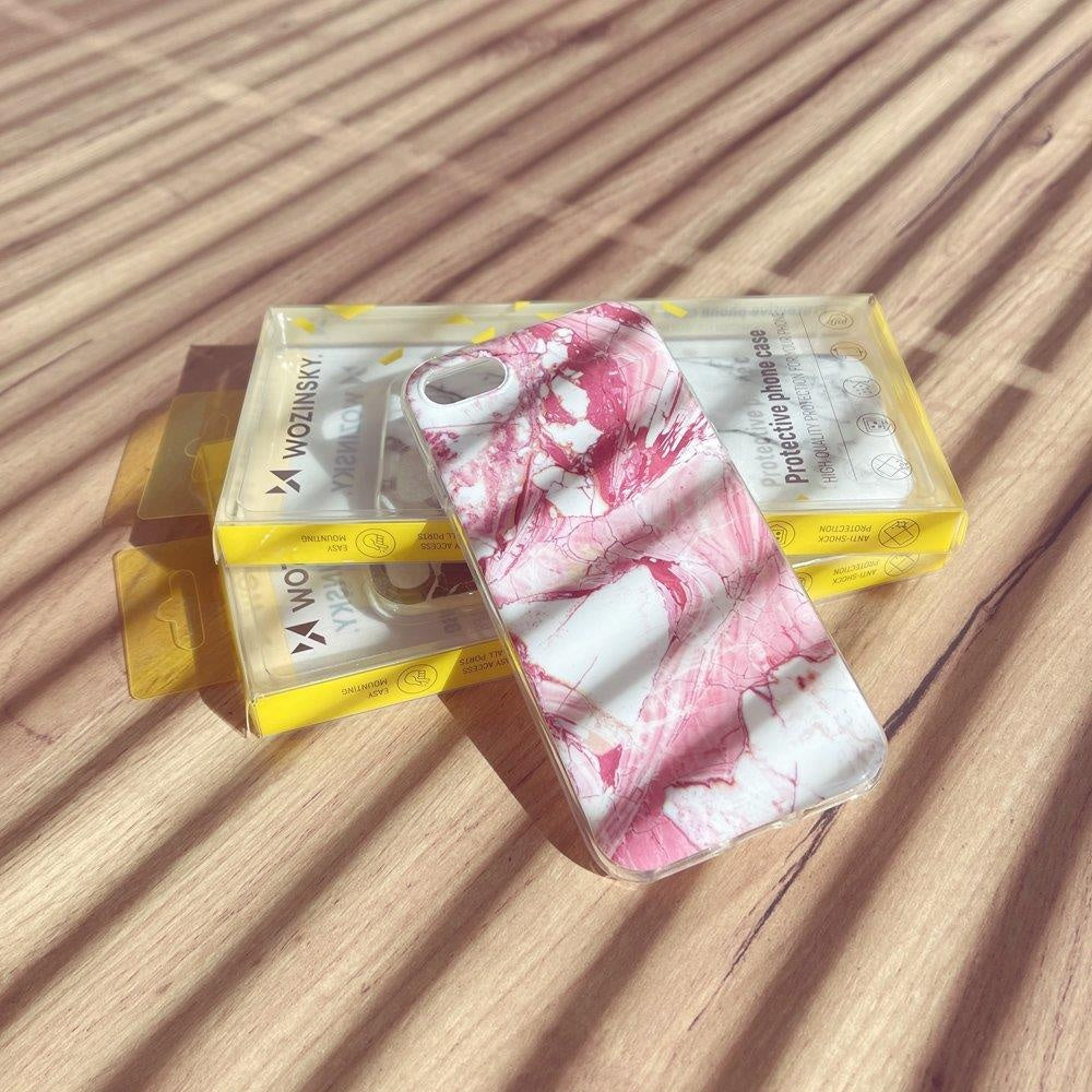 Marble gel fodral marmorfodral till Samsung Galaxy Note 9 rosa