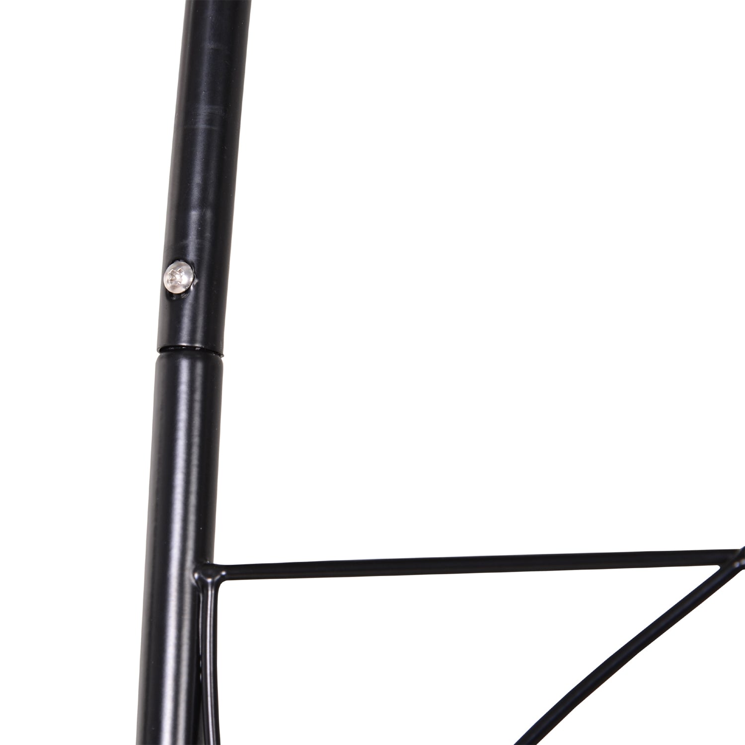 Metal Garden Arch Spaljé, Svart, 114x30x230 cm