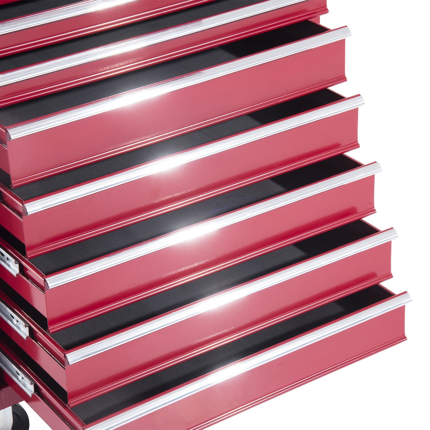 Metal Tool Trolley – Röd mobil verkstadsförvaring