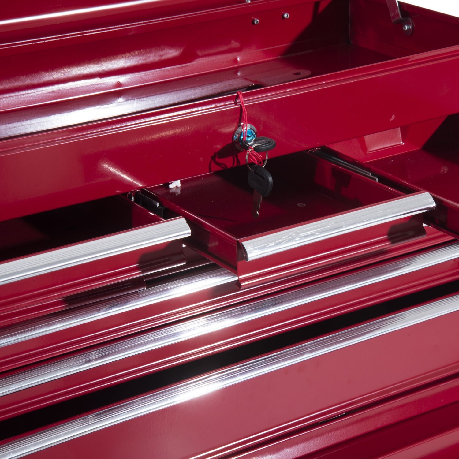 Metal Tool Trolley – Röd mobil verkstadsförvaring