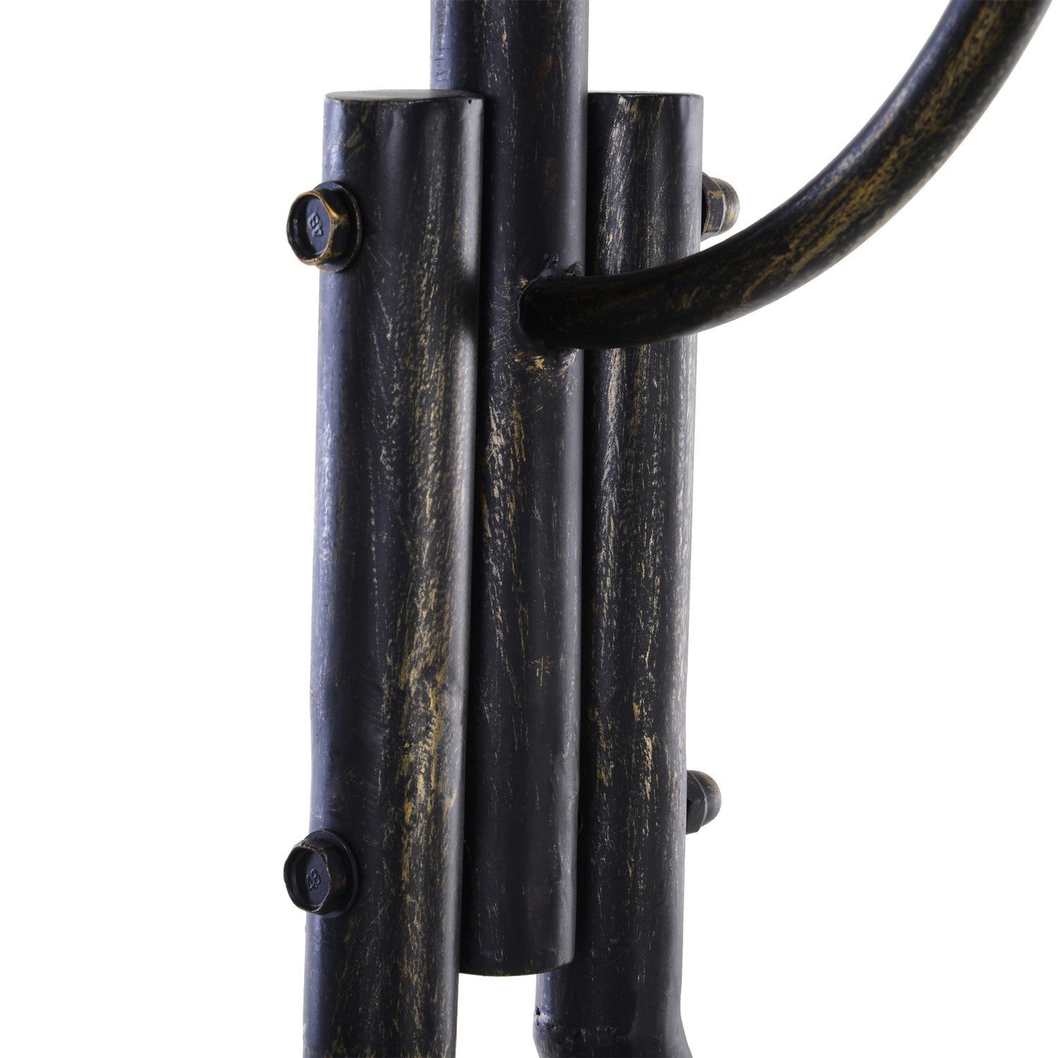 Metall trädgårdsgunga för 2, bronsfinish, 167x123x175 cm