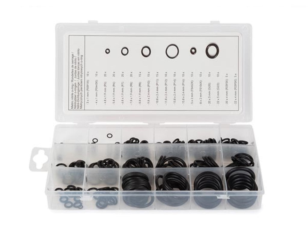 Metrisk Nitril O-Ring Sortiment - 225 st