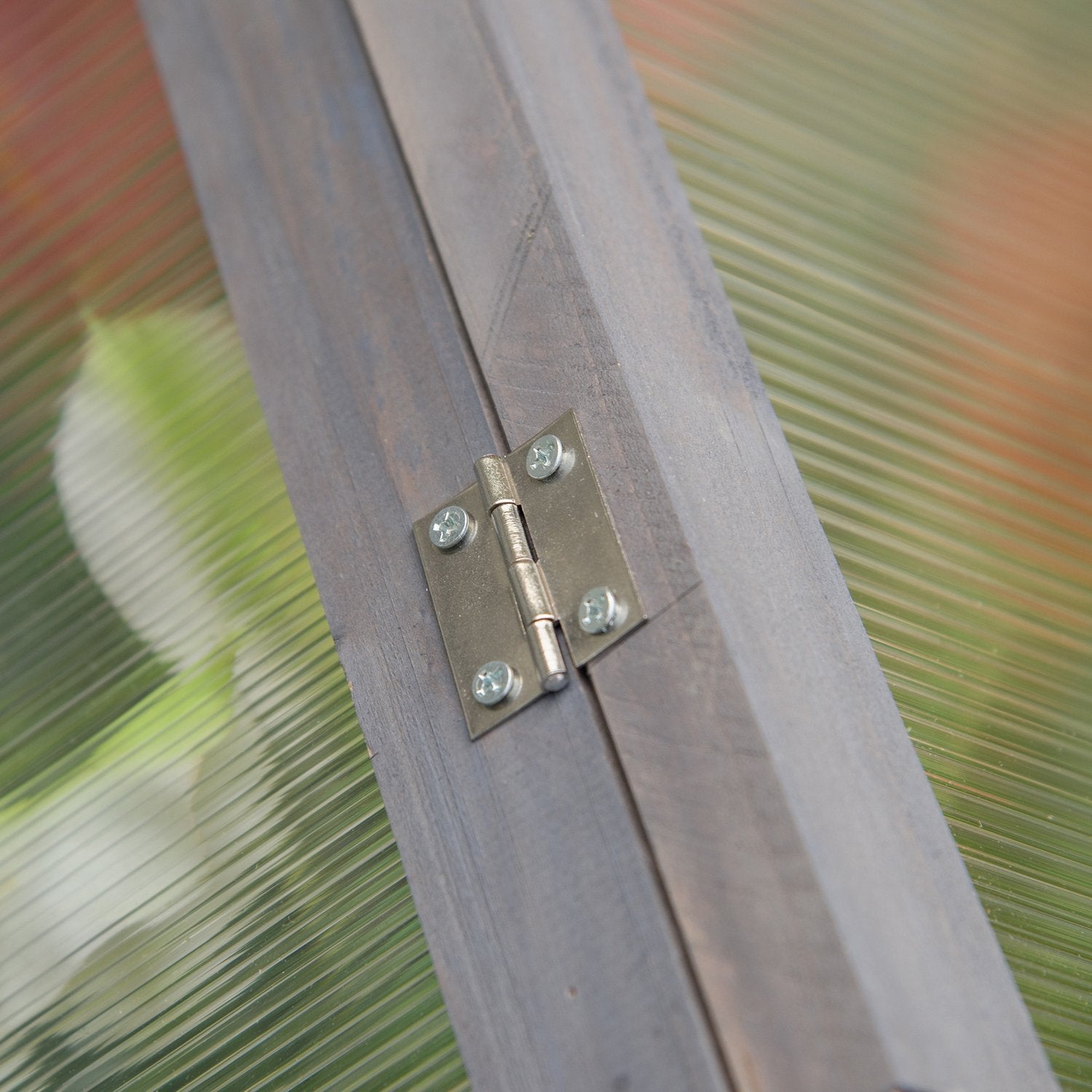 Mini Trä Kallstomme Växthus, Vintersäkert, 90x52x49,5 cm