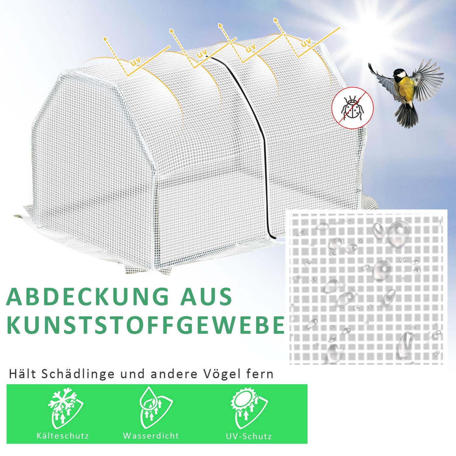 Mini UV-resistent folieväxthus, 99 x 71 x 60 cm