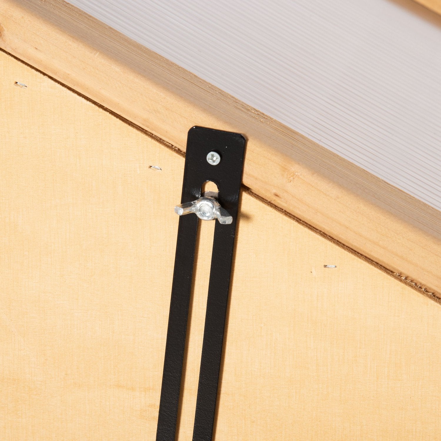 Miniväxthus i trä med hyllor, dubbeldörr, 70x50x120 cm