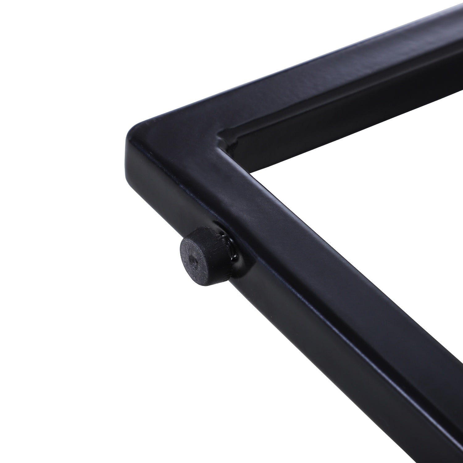 Modernt soffbord med metallunderrede, MDF, tre färger