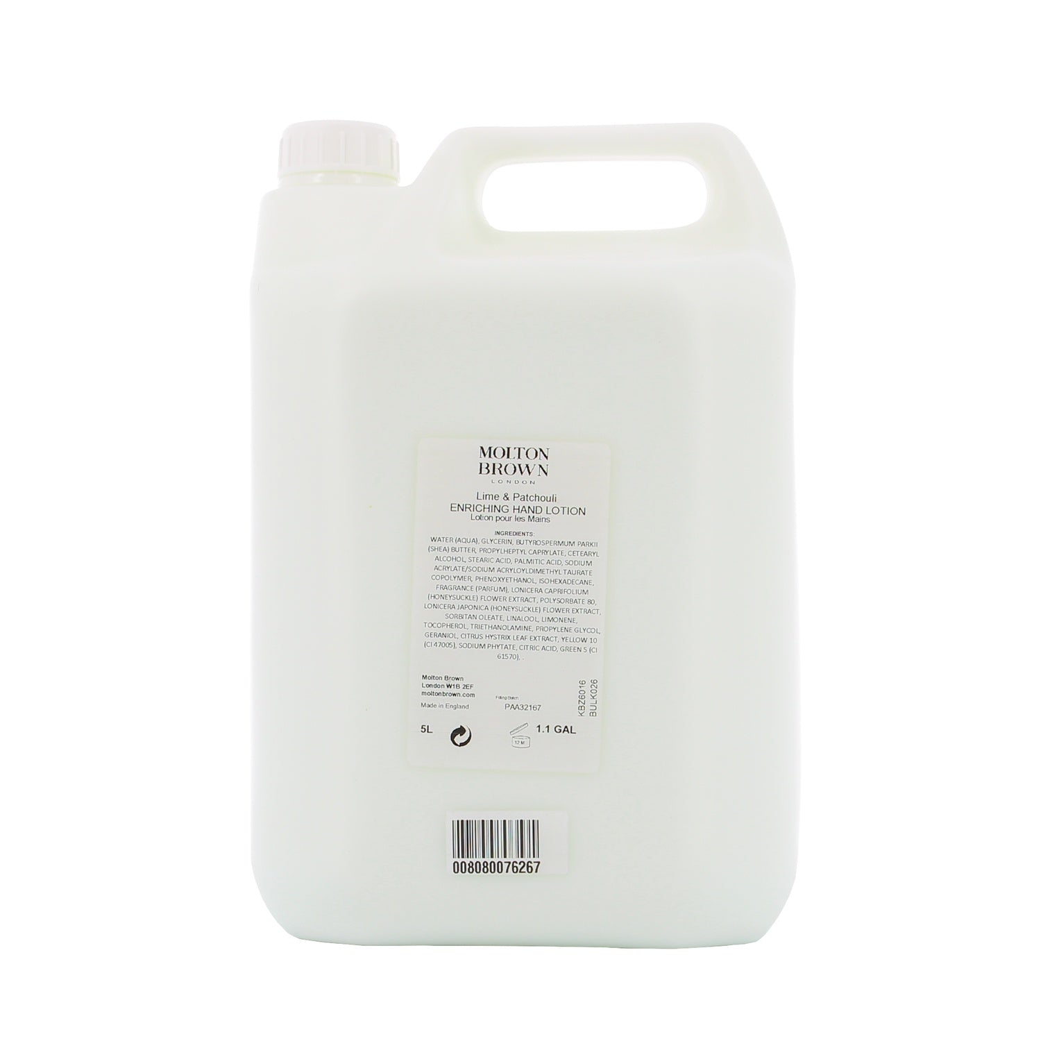 Molton Brown, Lime & Patchouli, Hydrating, Hand Lotion, 5000 ml