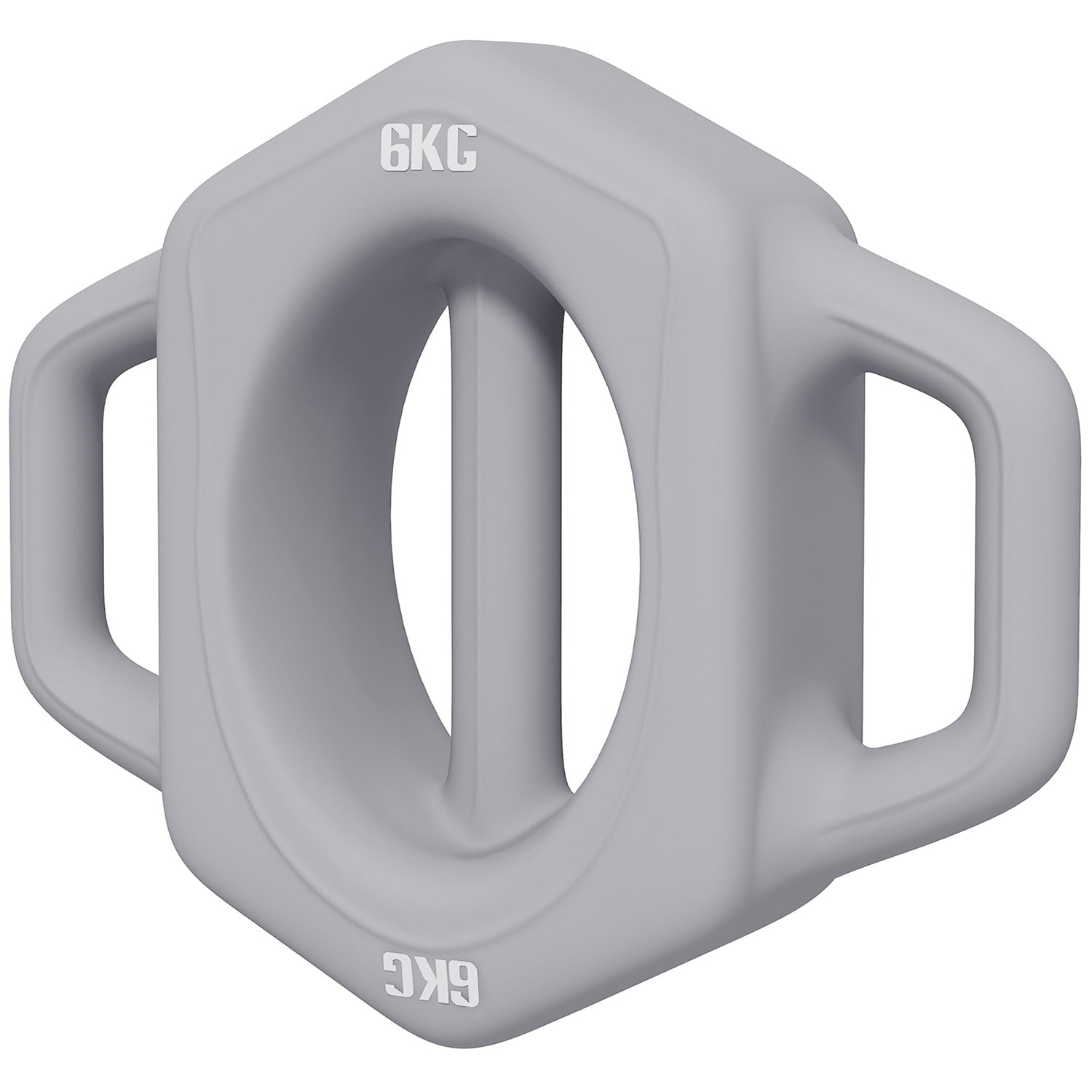 Multifunktionell 3-i-1 6 kg hantel – golvvänlig, metall