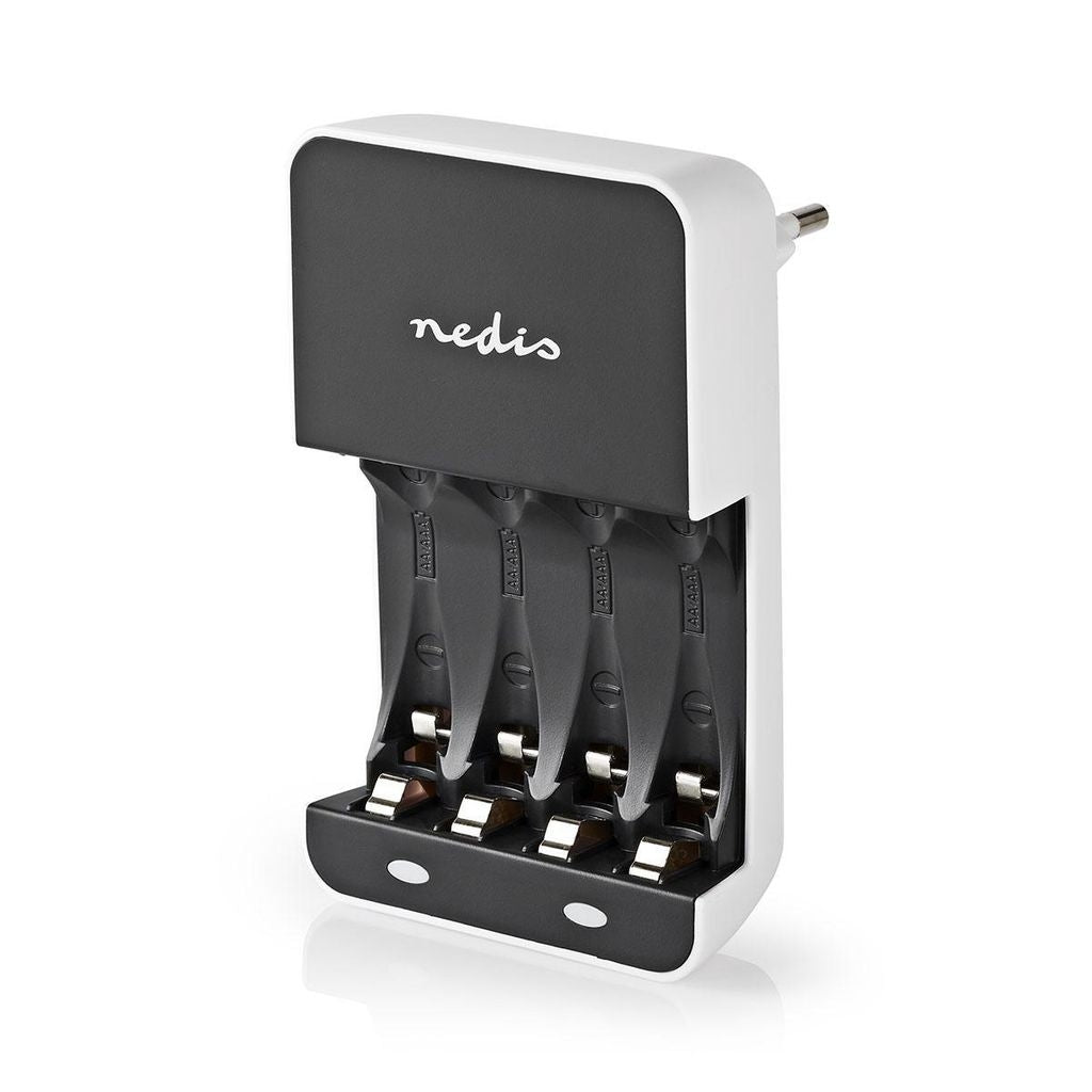 Nedis NiMH batteriladdare AA / AAA