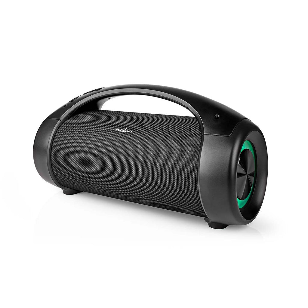 Nedis Party Boombox trådlös högtalare med RGB-ljus, 50W - Svart