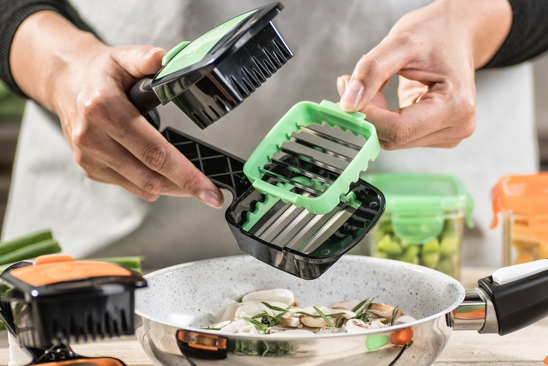 Nicer Dicer Quick - Grönsaksskärare - Grön