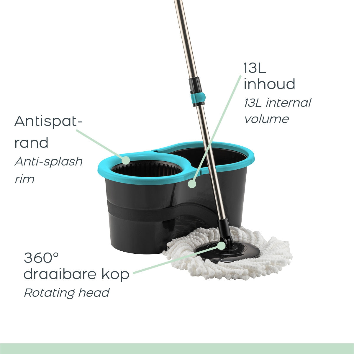 Orange Donkey - Spin Mop - Mopping system