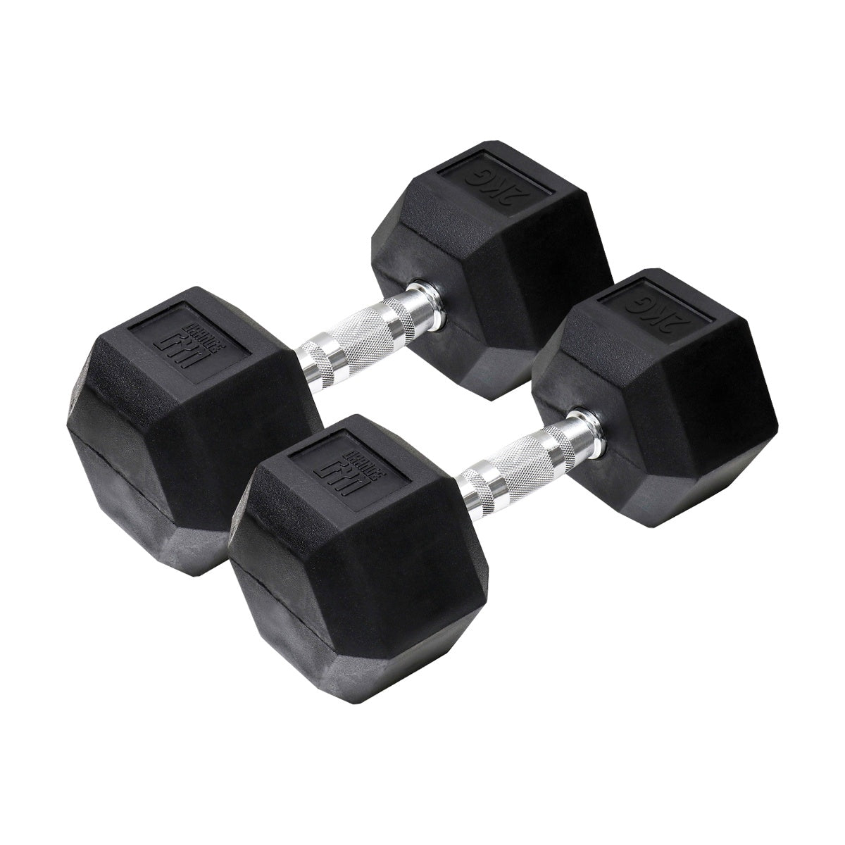 Orange Gym - Hex Hantel - 2 kg - set om 2