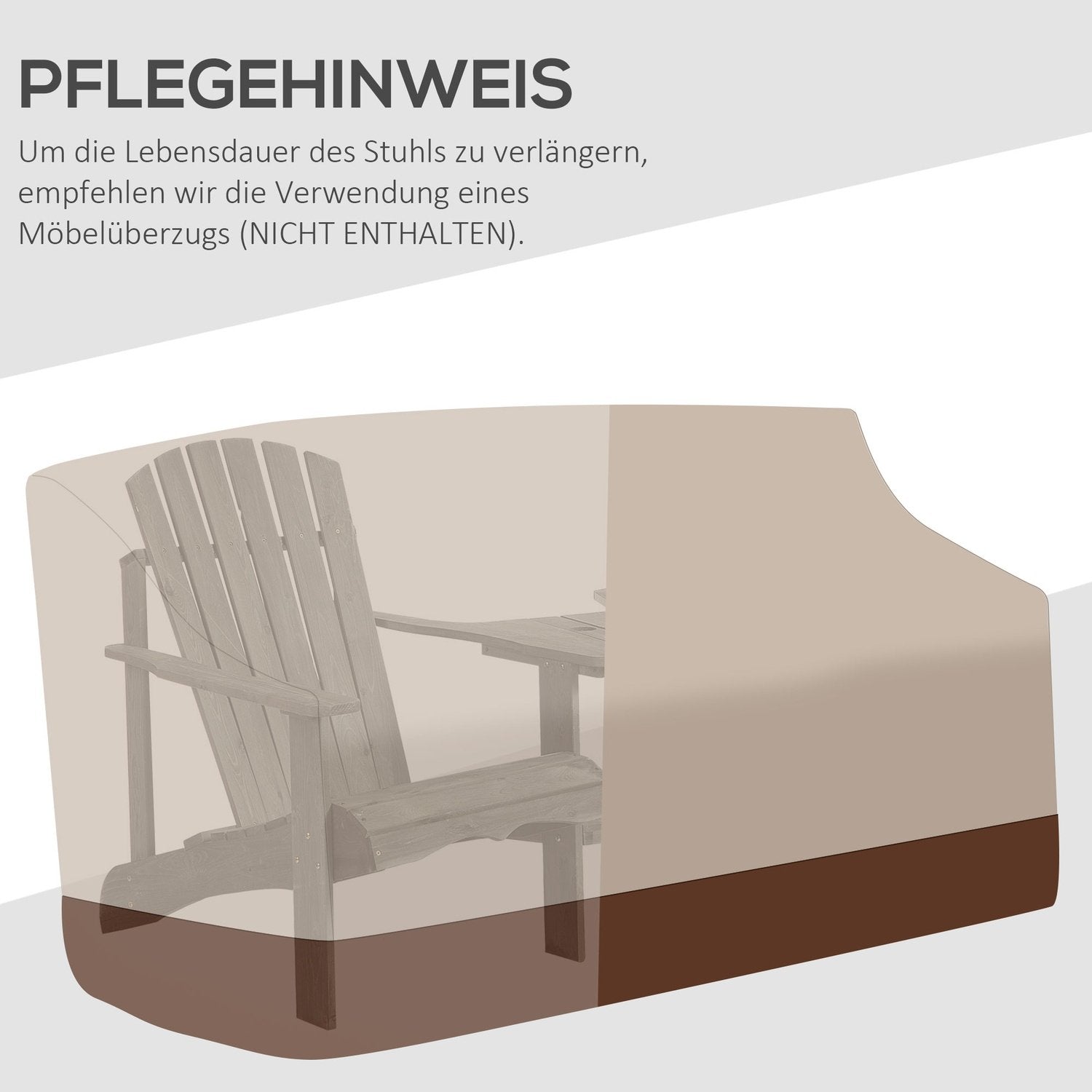 Adirondack Trädgårdsstol Med Bord Och Paraplyhål 2-Sits Trädgårdsstol Sittgrupp Trädgårdsmöbler För Balkong Massivt Trä Grå 178 X 87 X 92 Cm