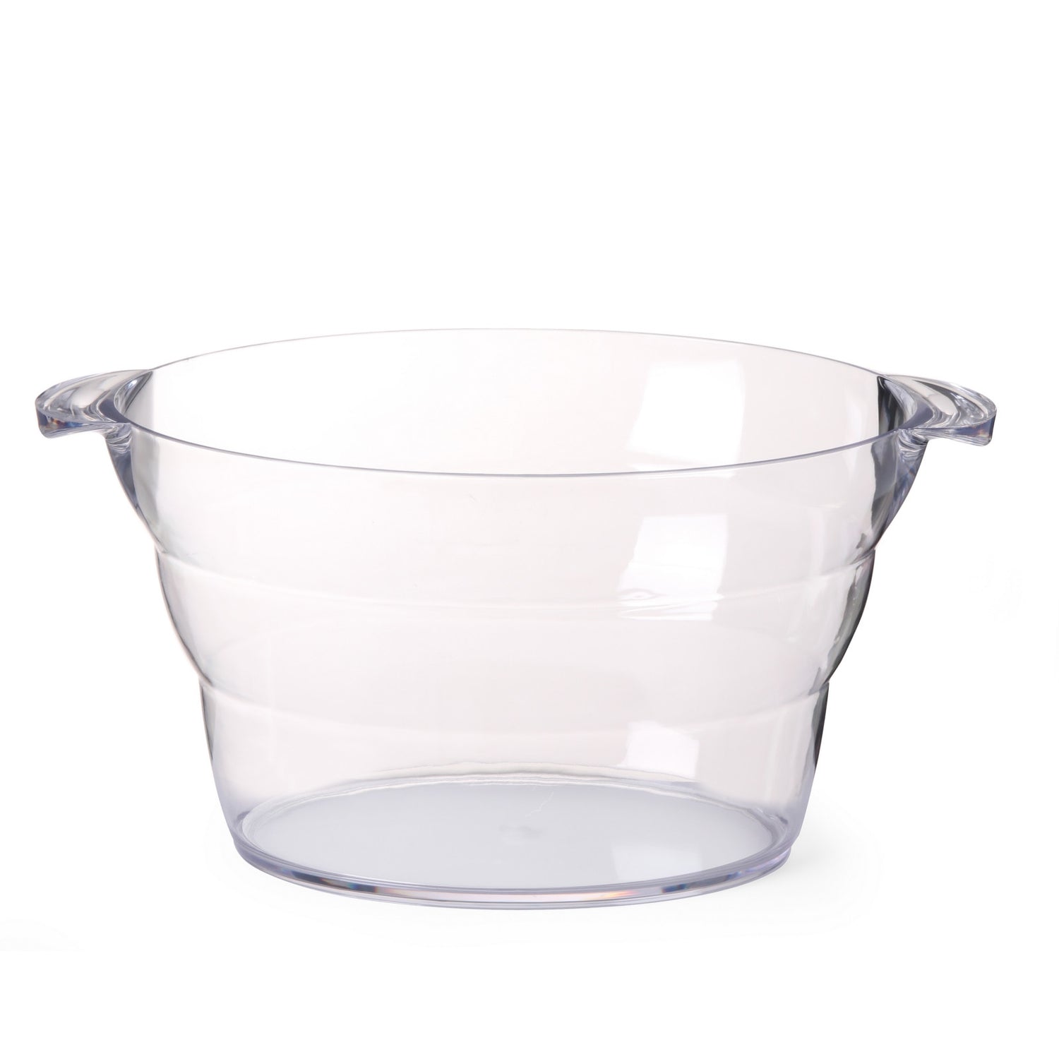 Oval skål för champagne eller punch, gjord av SAN-plast, 47x29x23cm - Hendi 593165