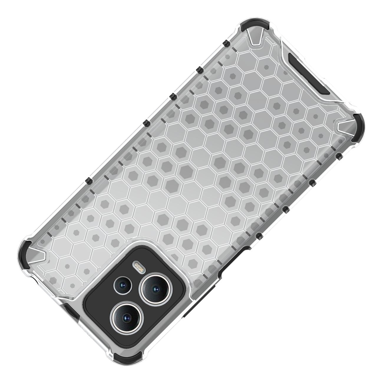 Pansarhybridfodral för Xiaomi Redmi Note 12 5G / Poco X5 5G Honeycomb svart