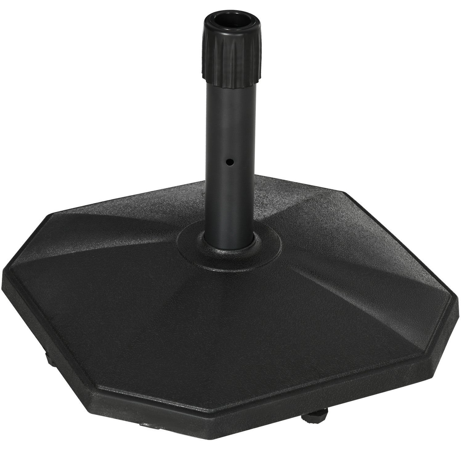 Stabilt parasollställ 22Kg för 32-38mm stolpar, svart