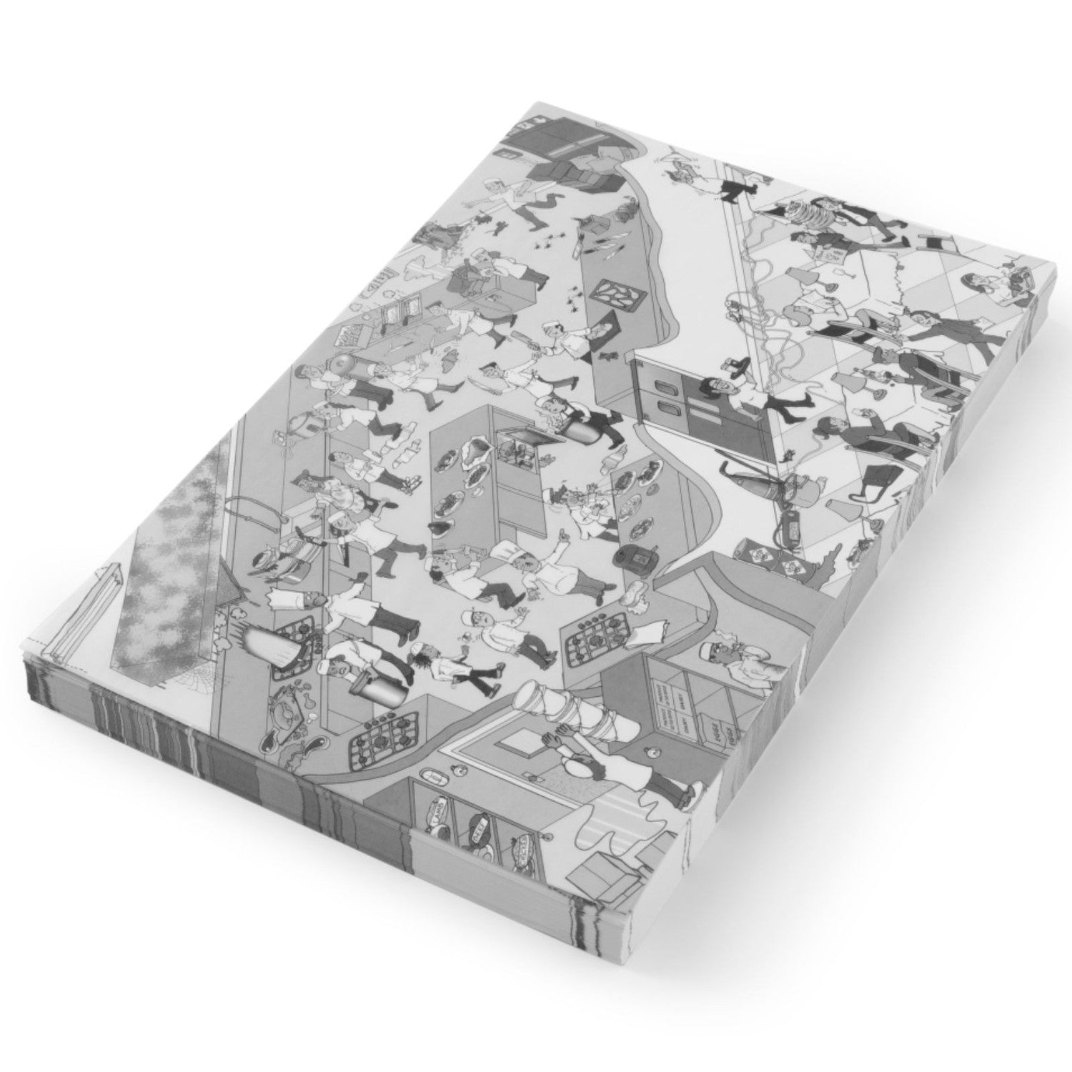 Pergamentpappersunderlägg med KÖKStryck 500 st. 420x275 mm - Hendi 678145