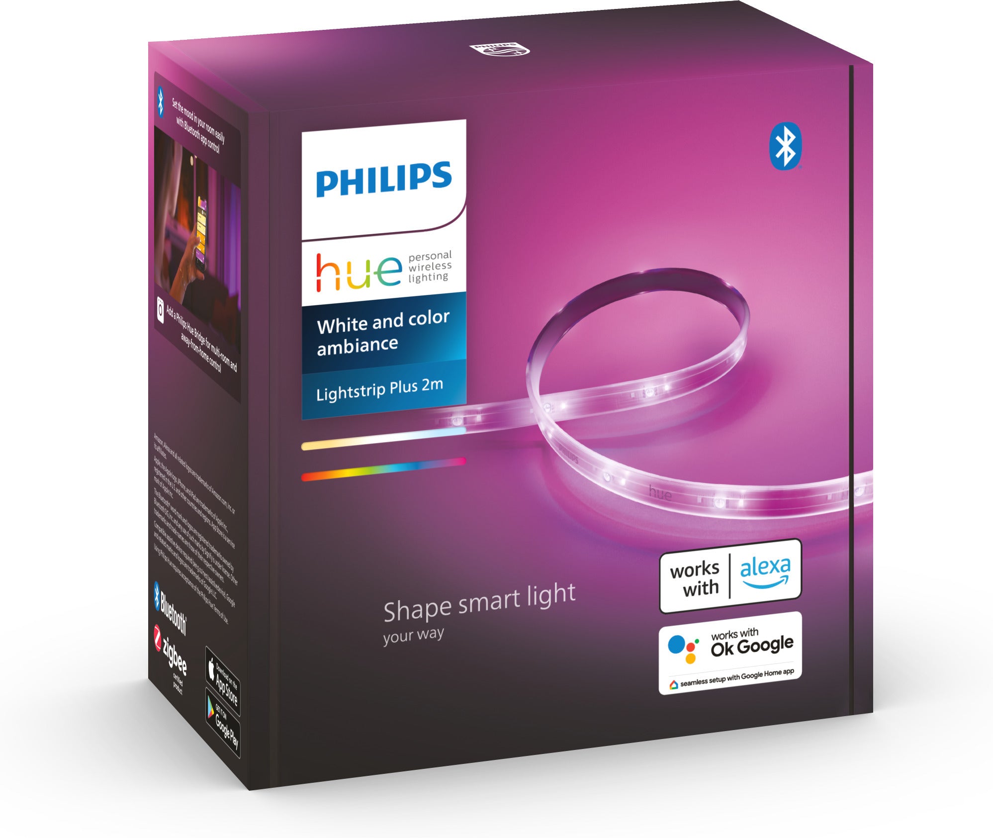 Philips Hue Lightstrip Plus - ljuslist, Bluetooth, 2m startkit