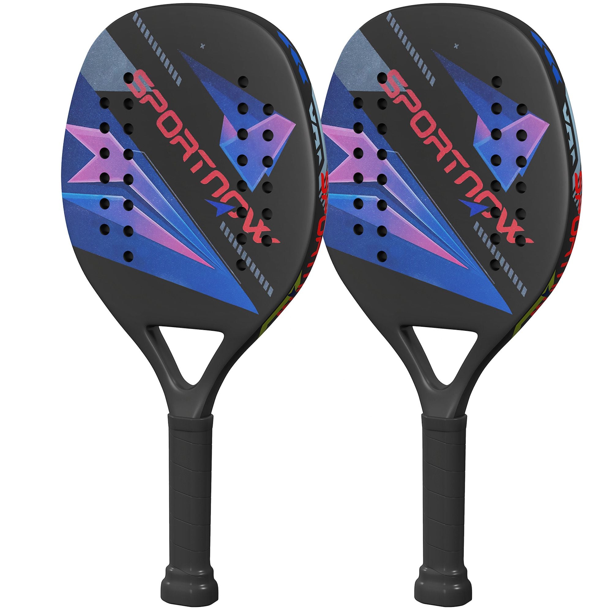 Pickleball-paddelset, koolstofvezel, antisliphandvat, tas inbegrepen