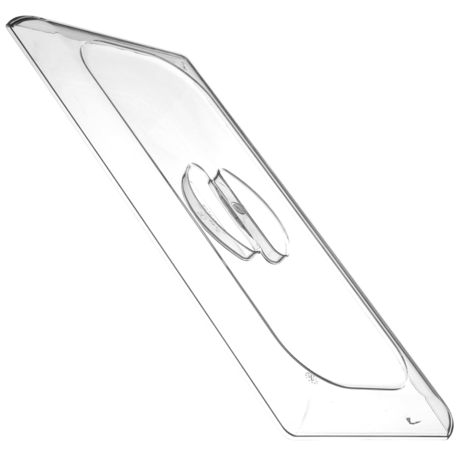 Platt lock för glassbricka i polykarbonat 360x165 mm - HENDI 807088