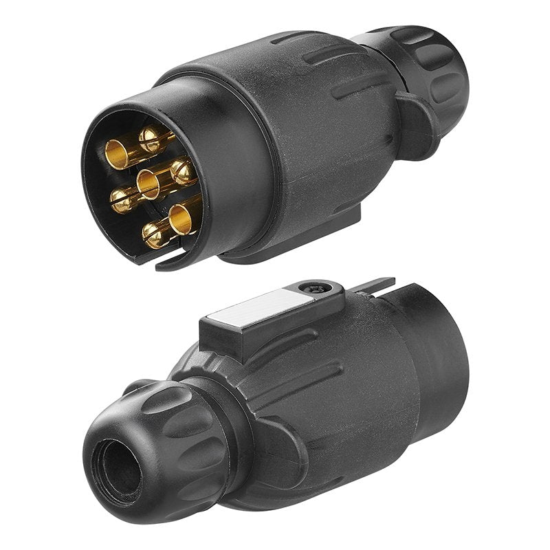 Plugg 7-polig PVC med magnet