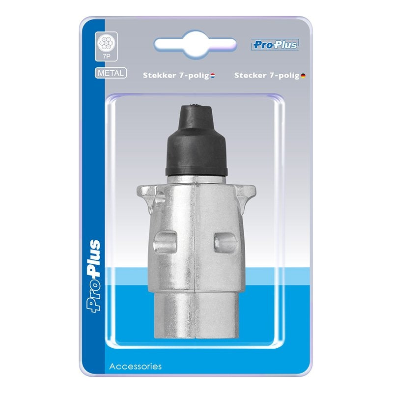Plugga 7-stifts metall i blister