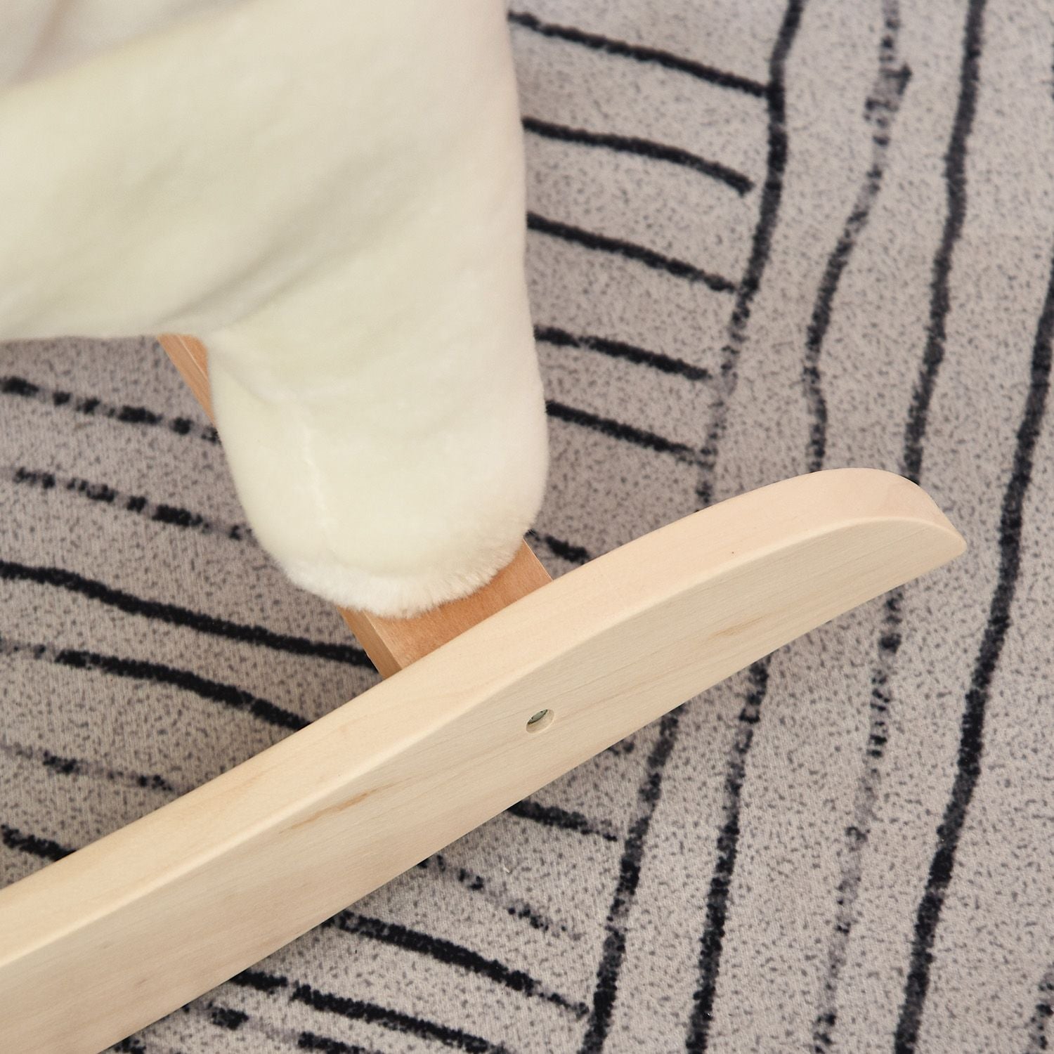 Plysch gunghäst med ljud och handtag, 18-36 månader