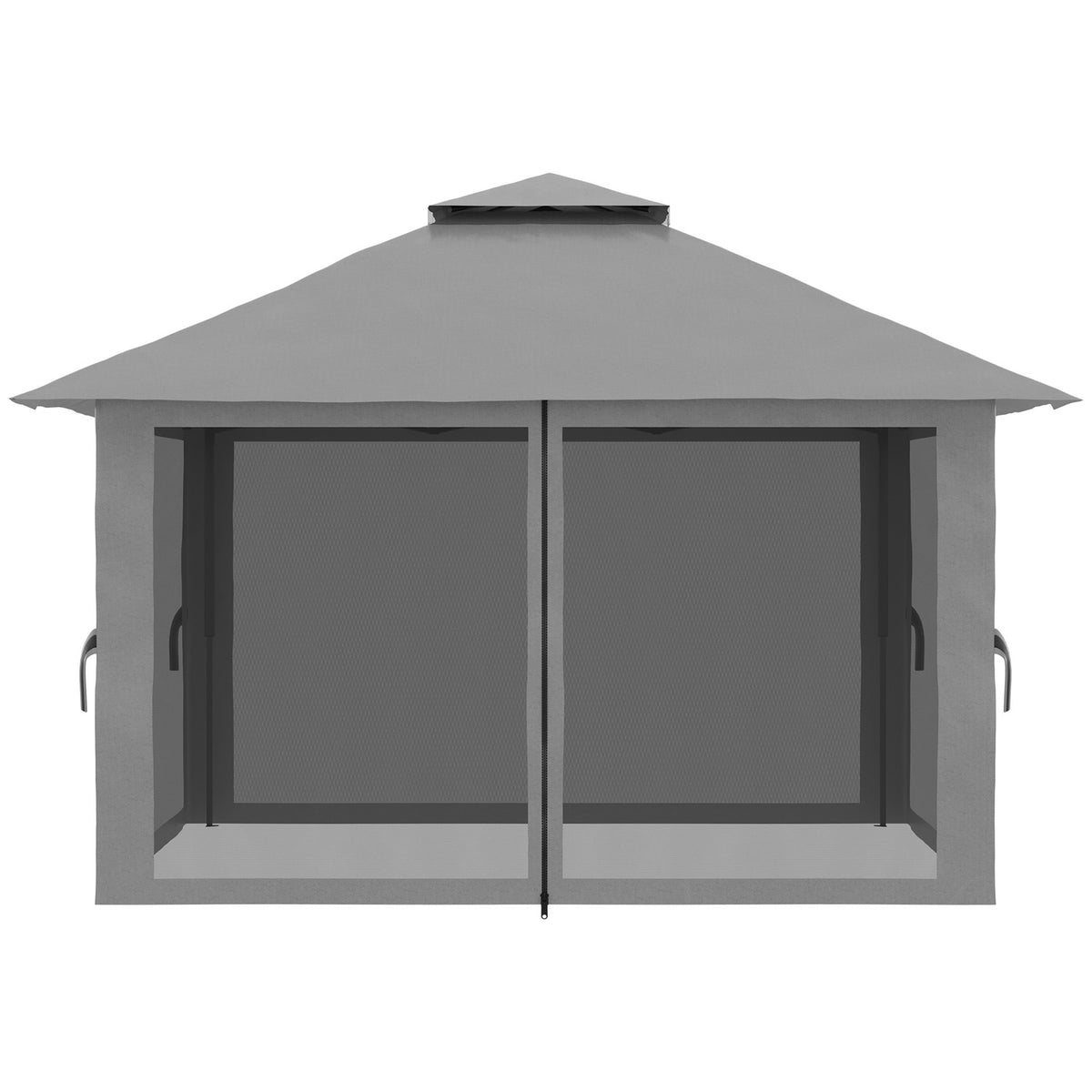 Pop-up 4x4M trädgårdspaviljong med UV-skydd och nätväggar