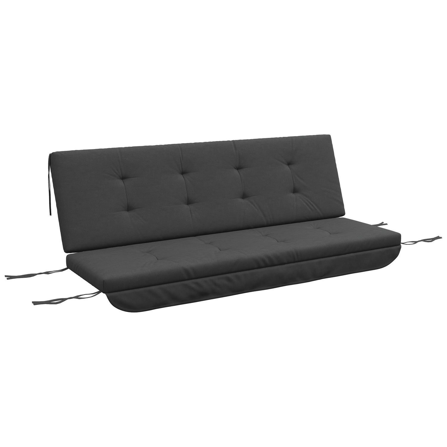 Porch Swing Kuddset – Mörkgrå, 170 cm