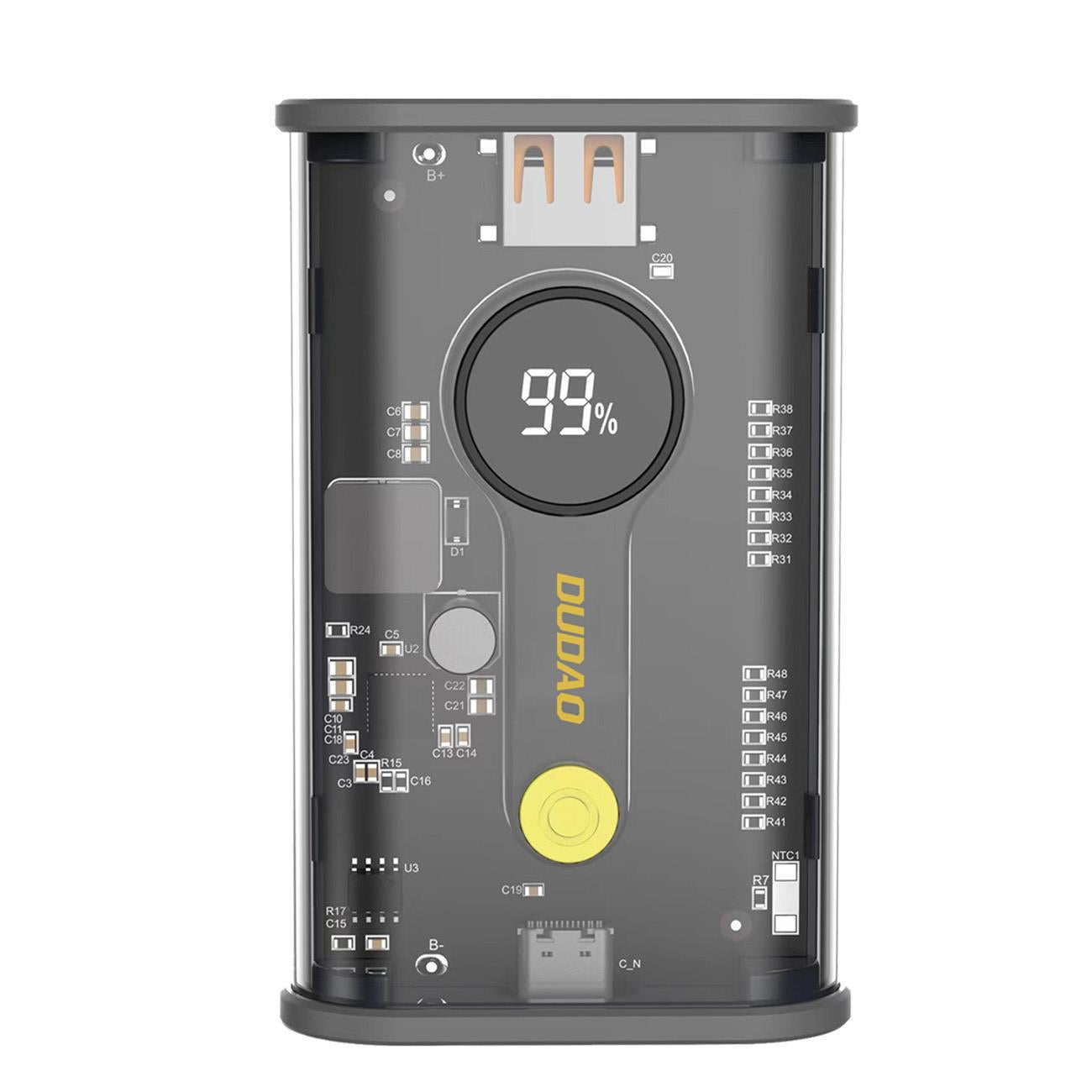 Powerbank K16Pro 20000mAh USB-A USB-C 22,5W PD svart