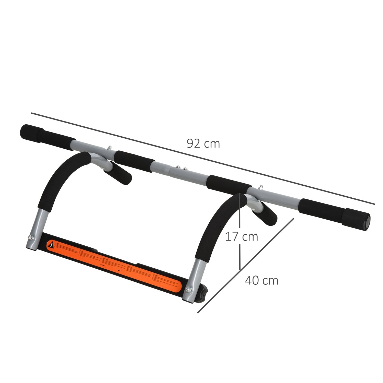 Pull-Up Bar Steel & Foam – Multifunktionell dörrtränare