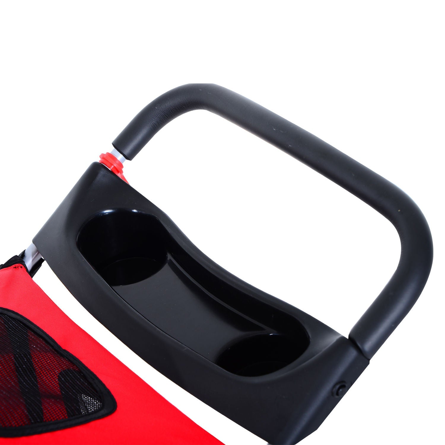 Röd hundvagn – Lätt, hopfällbar, Jogger Style