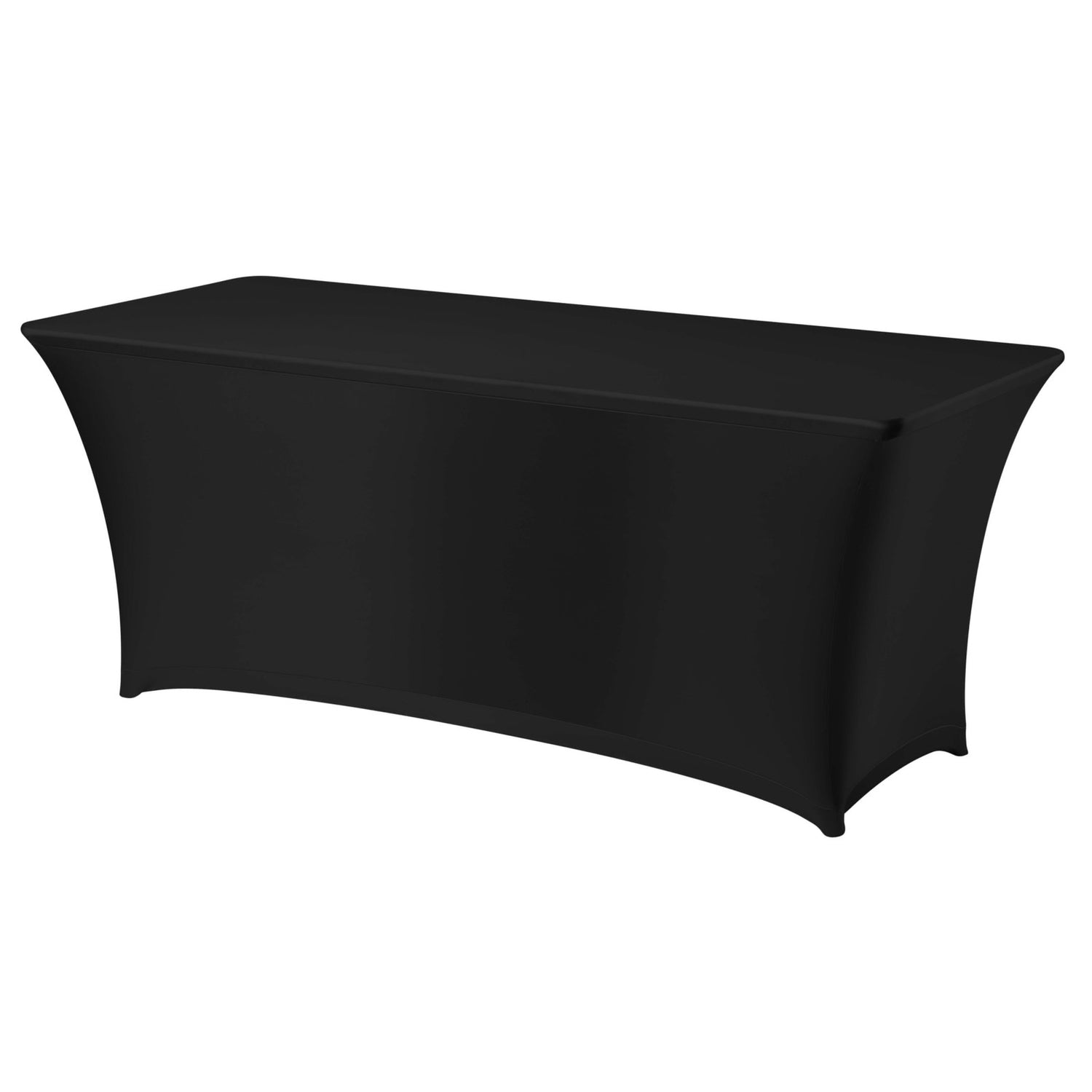 Rektangulär duk utan strykning 183x760cm Jerseytyg svart - Hendi 814437
