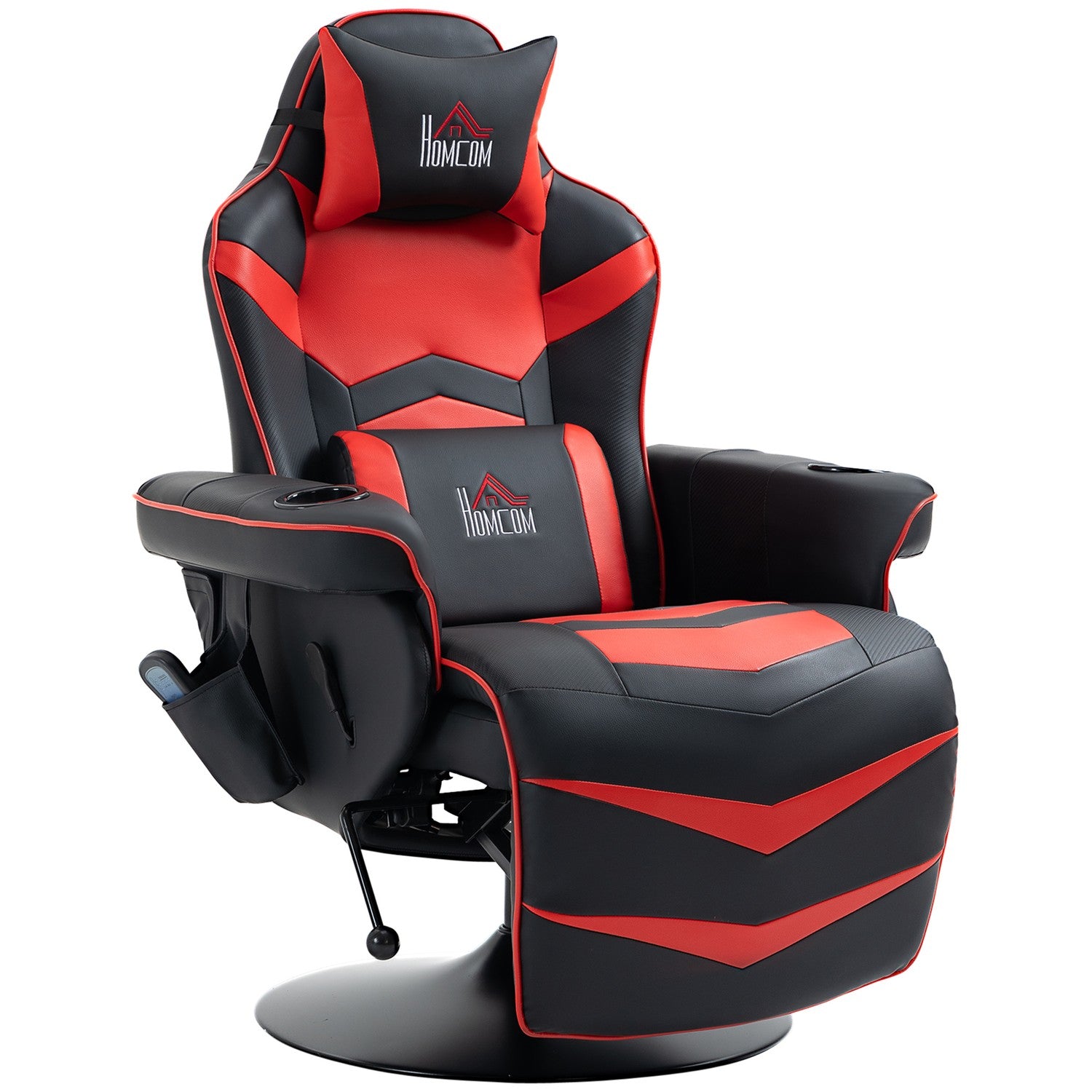 Ergonomisk vilstol Loungestol, konstläder, massagefunktion