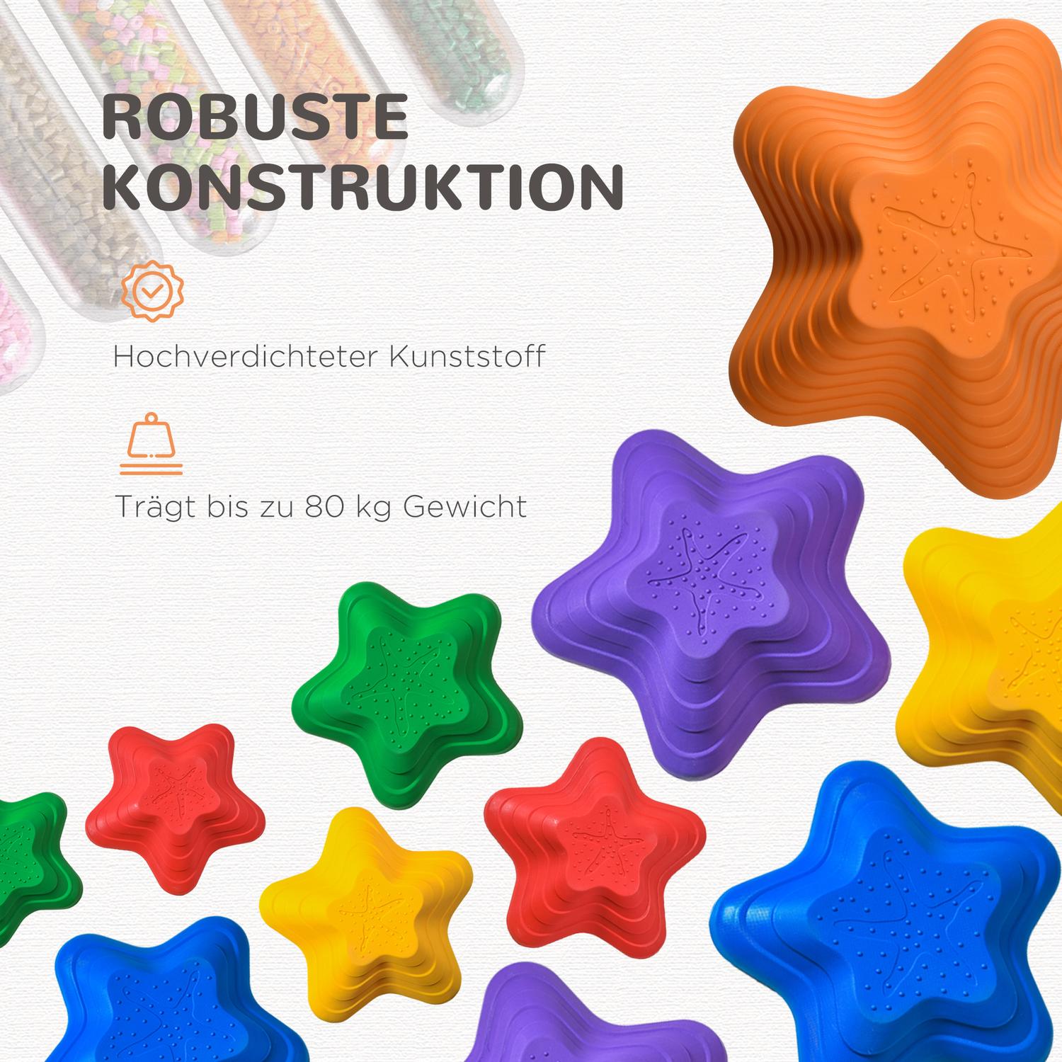 River Stones Set för småbarn, halkfri, upp till 80 kg kapacitet