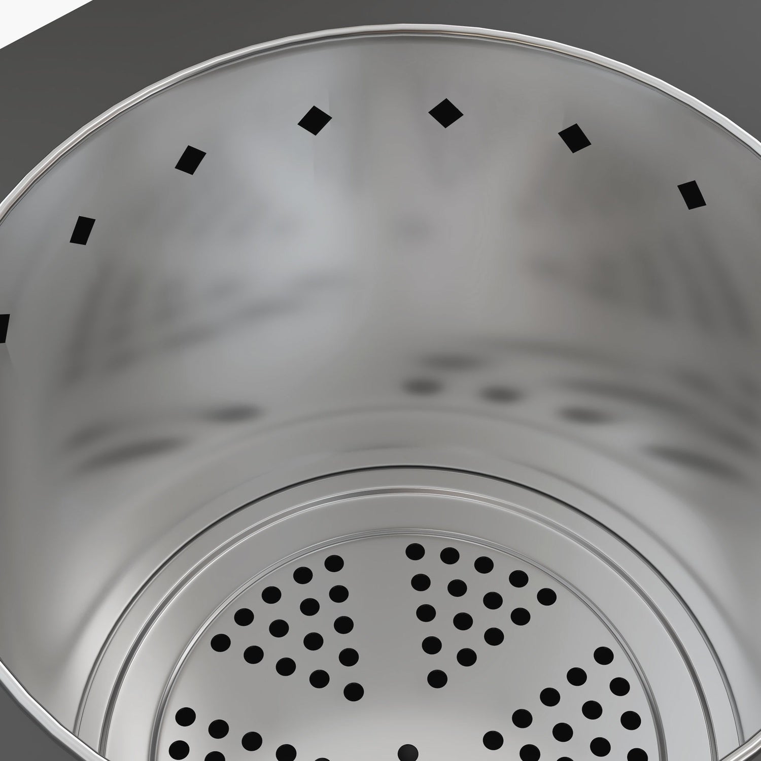 Rökfri svart metall eldkorg för uteplats och camping