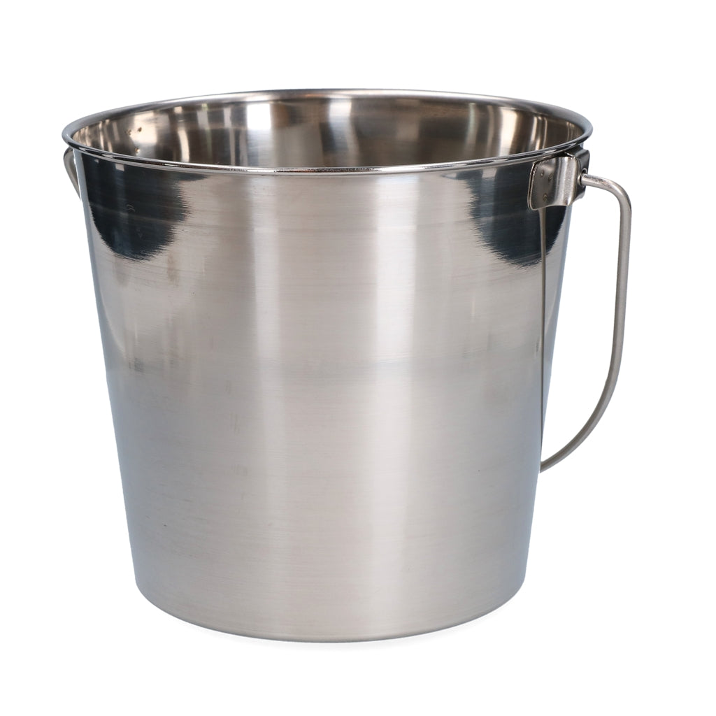 Rostfri hink 5,68ltr med plan sida