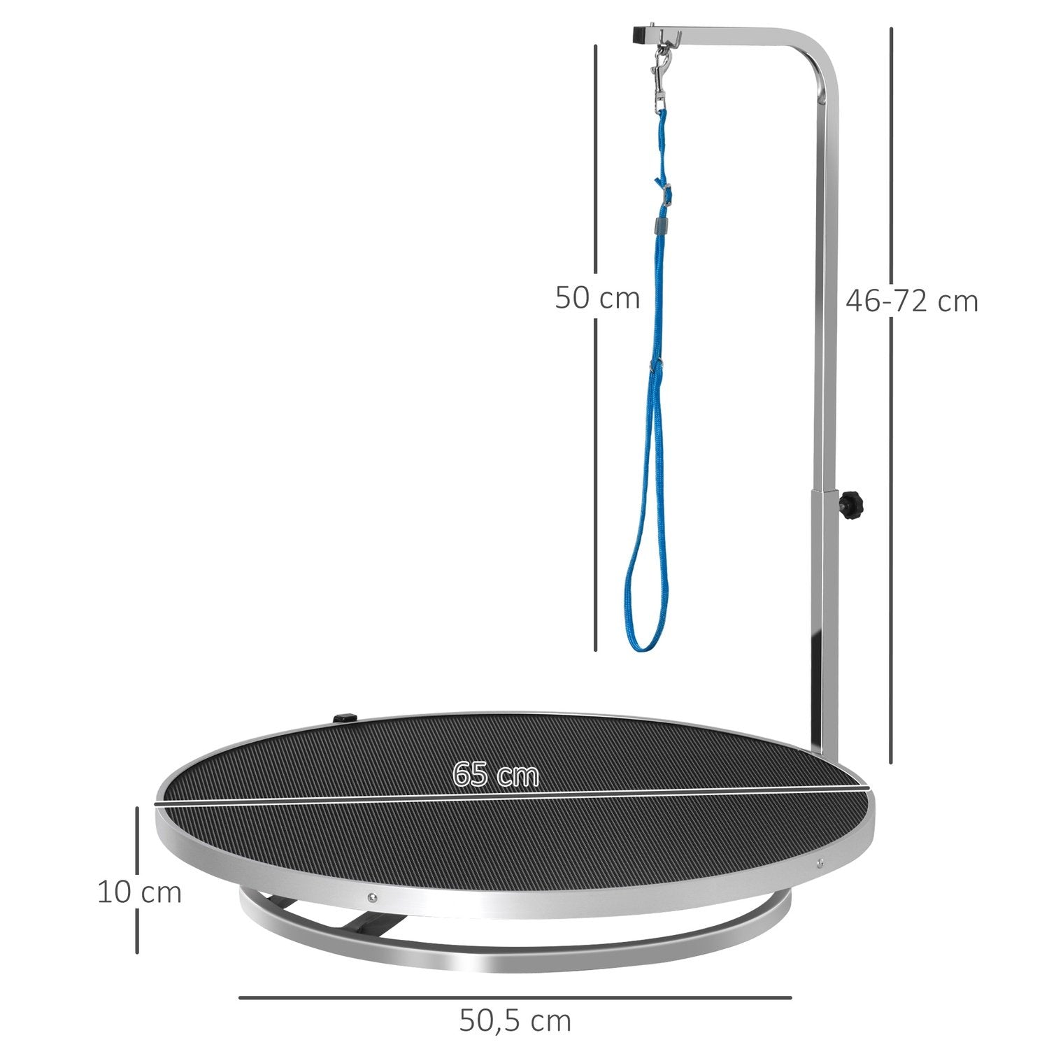 Trimbord Putsbord Roterande Torkbord Med Justerbar Arm Halkfri Bordsskiva Låssystem Aluminiumlegering Rostfritt Stål