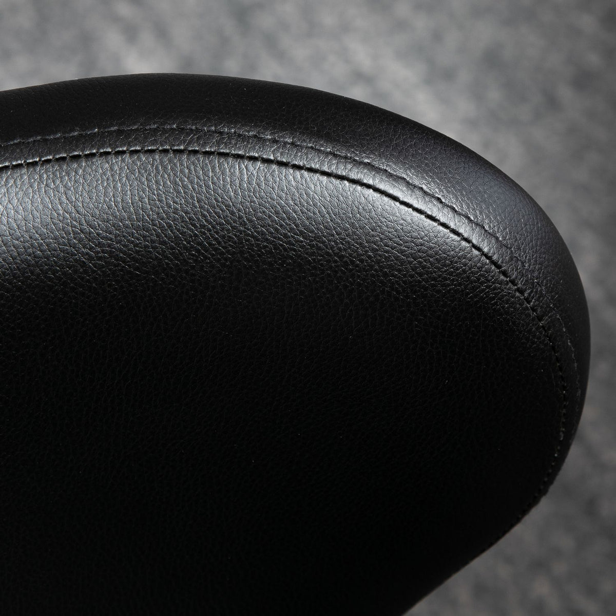 Roterande massagepall – justerbar ergonomisk sits, svart konstläder