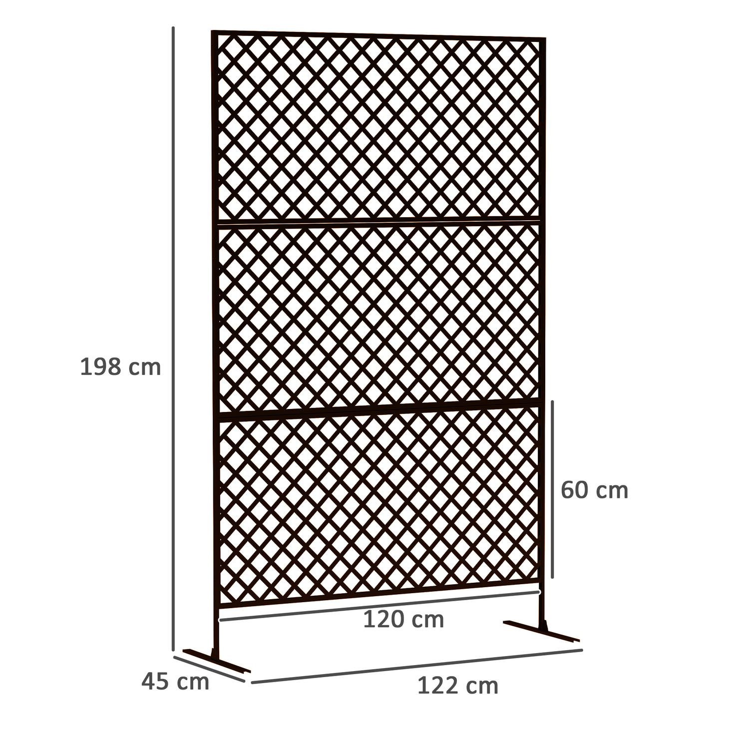 3-panels svart rumsavdelare, 122 x 198 cm sekretessskärm