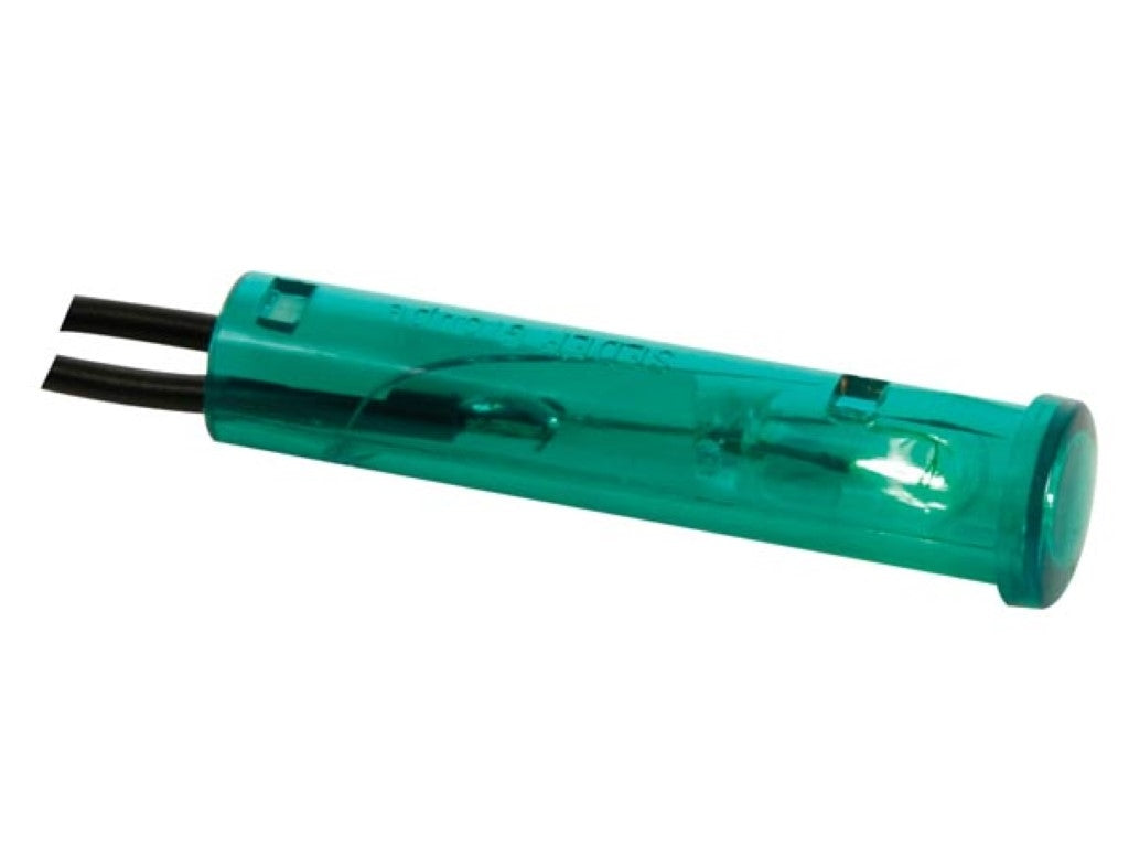 Rund 7Mm Panel Kontrolllampa 220V Grön