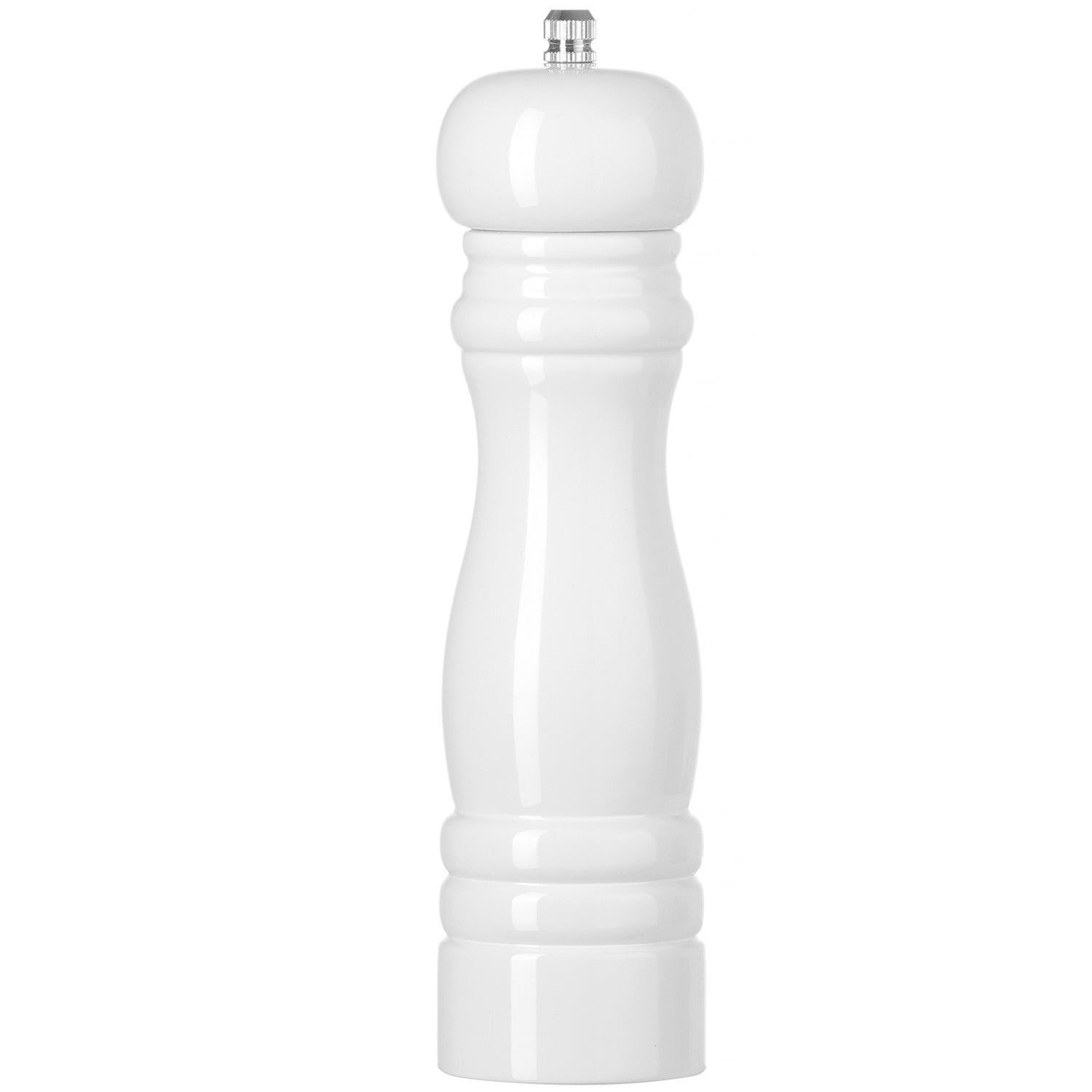 Saltkvarn av trä, vit, diameter 55 x 215 mm - Hendi 469606