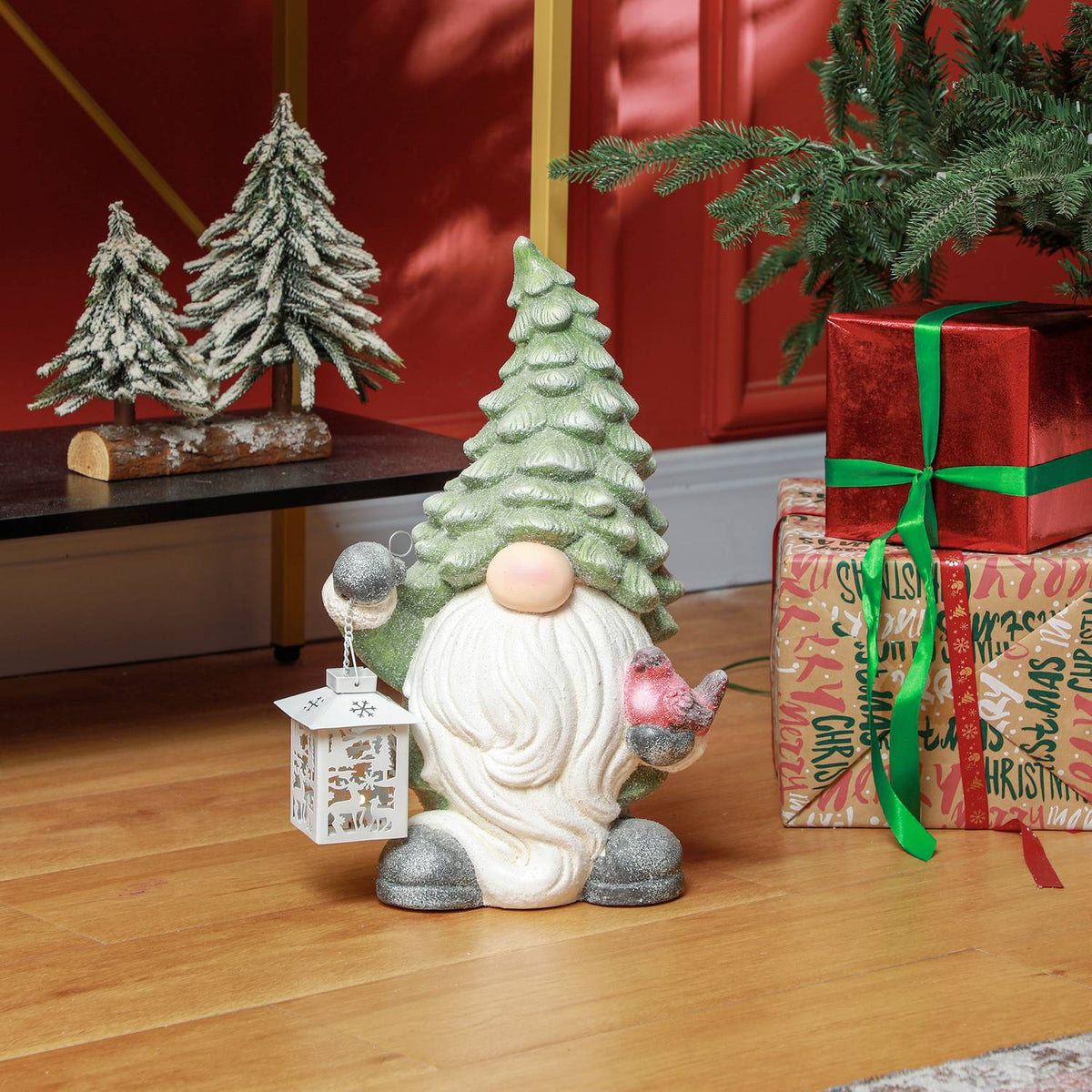 Kerstman Kerstbeeld, LED Verlicht, 42 cm, Binnen/Buiten