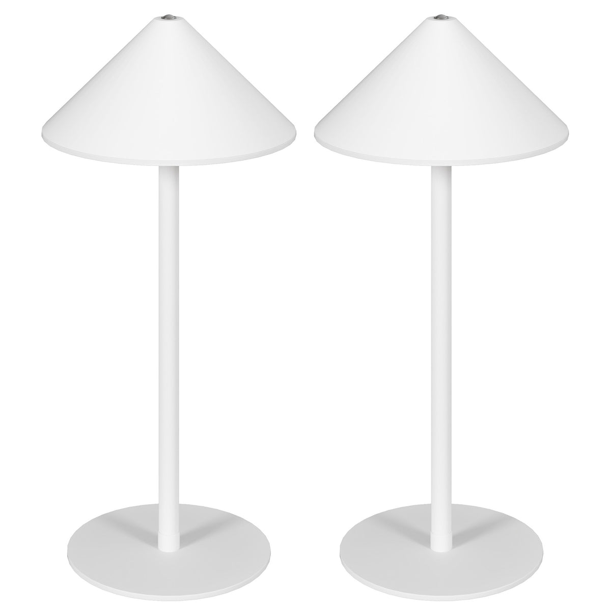 Set van 2 tafellampen, touchbediening, 3 lichtkleuren