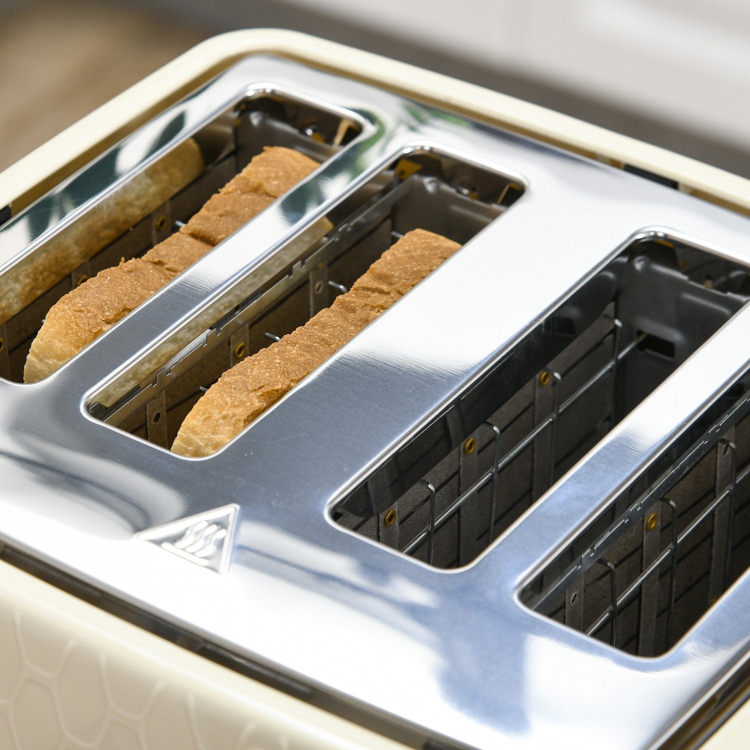 Set med vattenkokare och brödrost – 1,7 l, 4 skivor, 7 bryningsnivåer