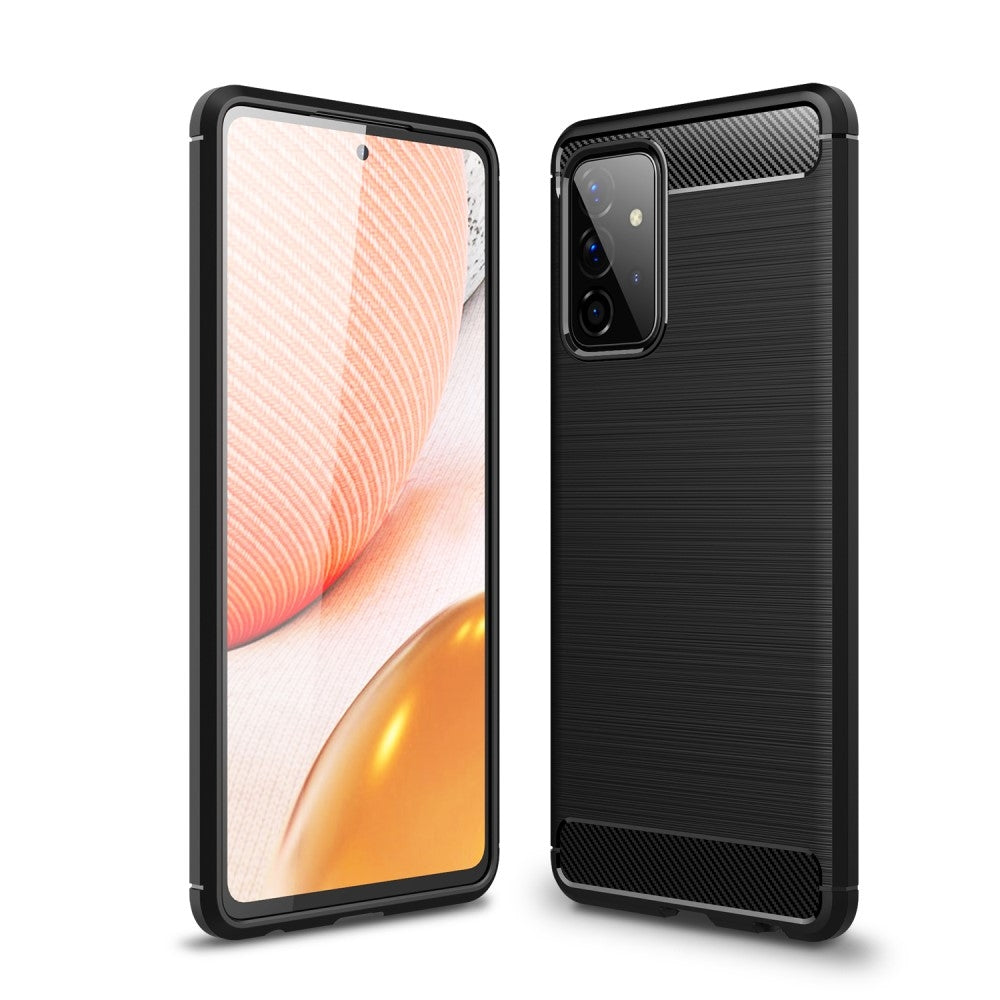 SiGN Carbon Fiber Skal till Samsung Galaxy A72 5G - Svart